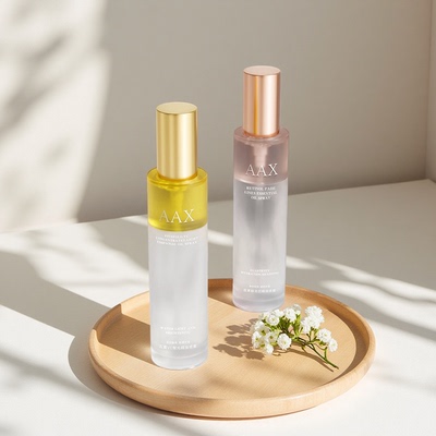 AAX五重VC聚光精油喷雾早C晚A补水焕肤紧塑肌肤抗皱淡纹精华水