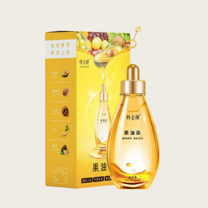 韩金靓染发剂天然黑茶色植物纯自己染发膏男女专用正品官方旗舰店