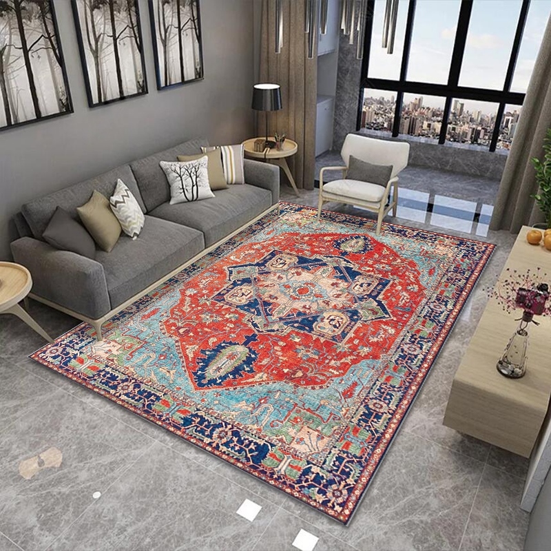 Moroccan Carpet American Retro Nordic Fields Garden Wind Ins Bedroom Bedside Living Room Bohemian Ethnic Rug