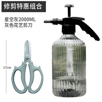 Звездное небо серый 2l+серый цветок