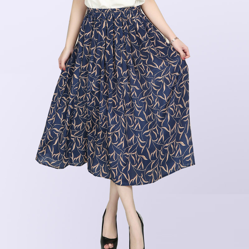 Double Cross Silk Half Dress 2023 New Slurk Skirt A - word skirt