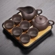 Haofeng Travel Kung Fu Zisha Tea Set Home Outdoor Portable Tích hợp Lưu trữ Trà đơn giản Trà đạo - Trà sứ