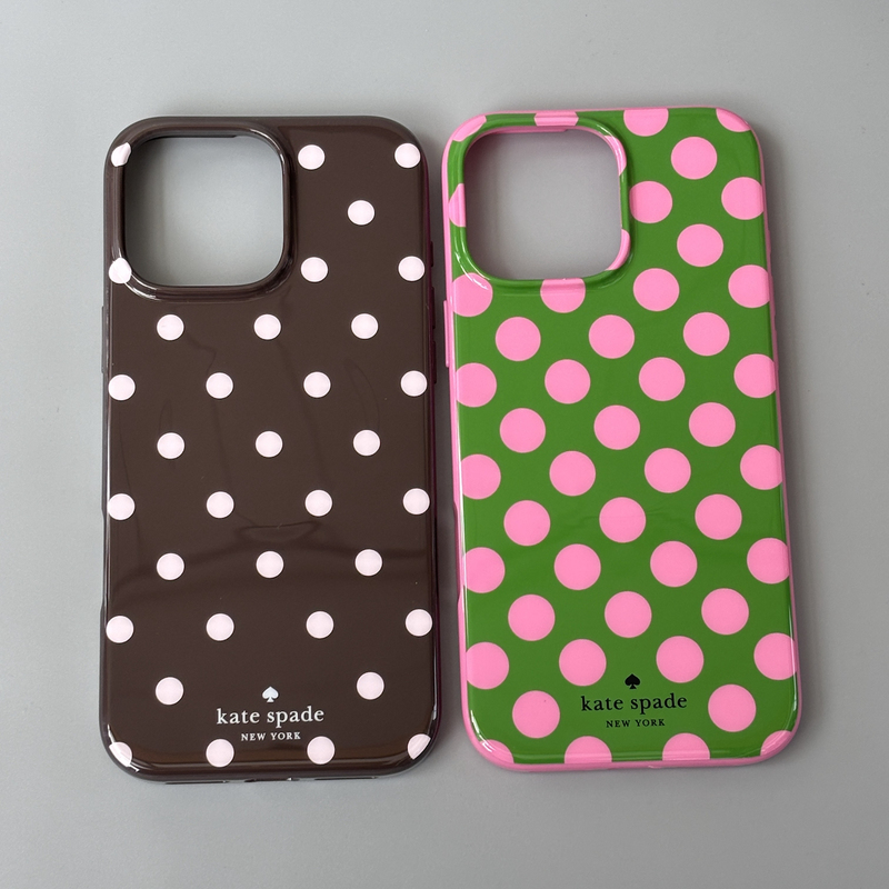 The New Kate Spade Polka Dot Phone Case Is Suitable for Apple iPhone 16 Pro Max Magnetic Protective Case, Light Luxury, Exquisite and Non-Slip Phone Case