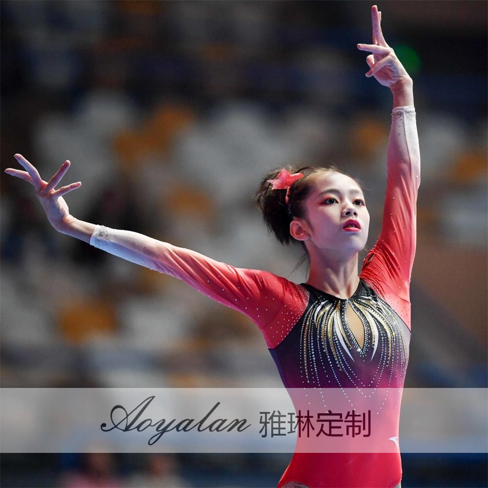 Yalin Customized Children Gymnastics Suit Single Bar Double Bar Trampoline Tuning Ring Jumping Horse Race Suit Training Suit