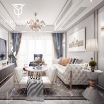 Minimalist postmodern Fancy Light Lavish Real Leather Sofa Trio Small Family-style Fitting Rooms Furniture Spot Customised