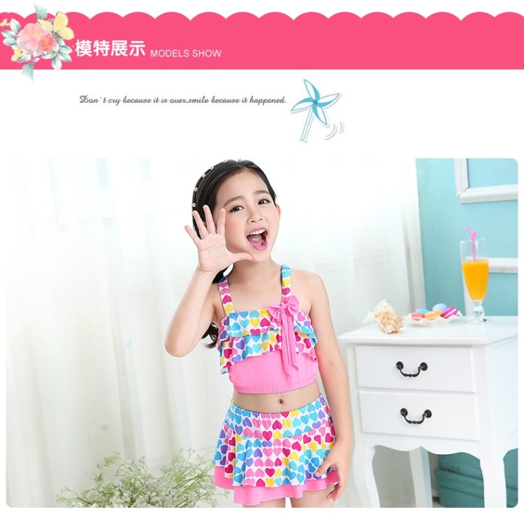 Đồ bơi bé gái Chia nhỏ gợi cảm Công chúa Váy Nhỏ Vừa Lớn Áo tắm cho trẻ em Bikini - Bộ đồ bơi của Kid đồ bơi cho bé 1 tuổi