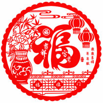 2021 YEAR OF THE OX 40CM blessing electrostatic window grille zodiac variety of glass stickers New Year housewarming festive decorations New Year painting