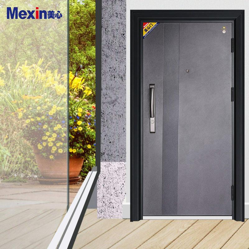 Mexin beauty anti-theft door element entry door 6170 household Grade A steel security door sub-mother single door custom