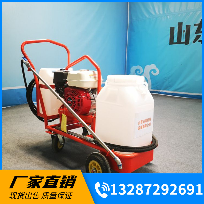 Small Pavement Emulsified Asphalt Spreader Road Repair Petrol Pitch Spraying Machine Asphalt Sprinklers