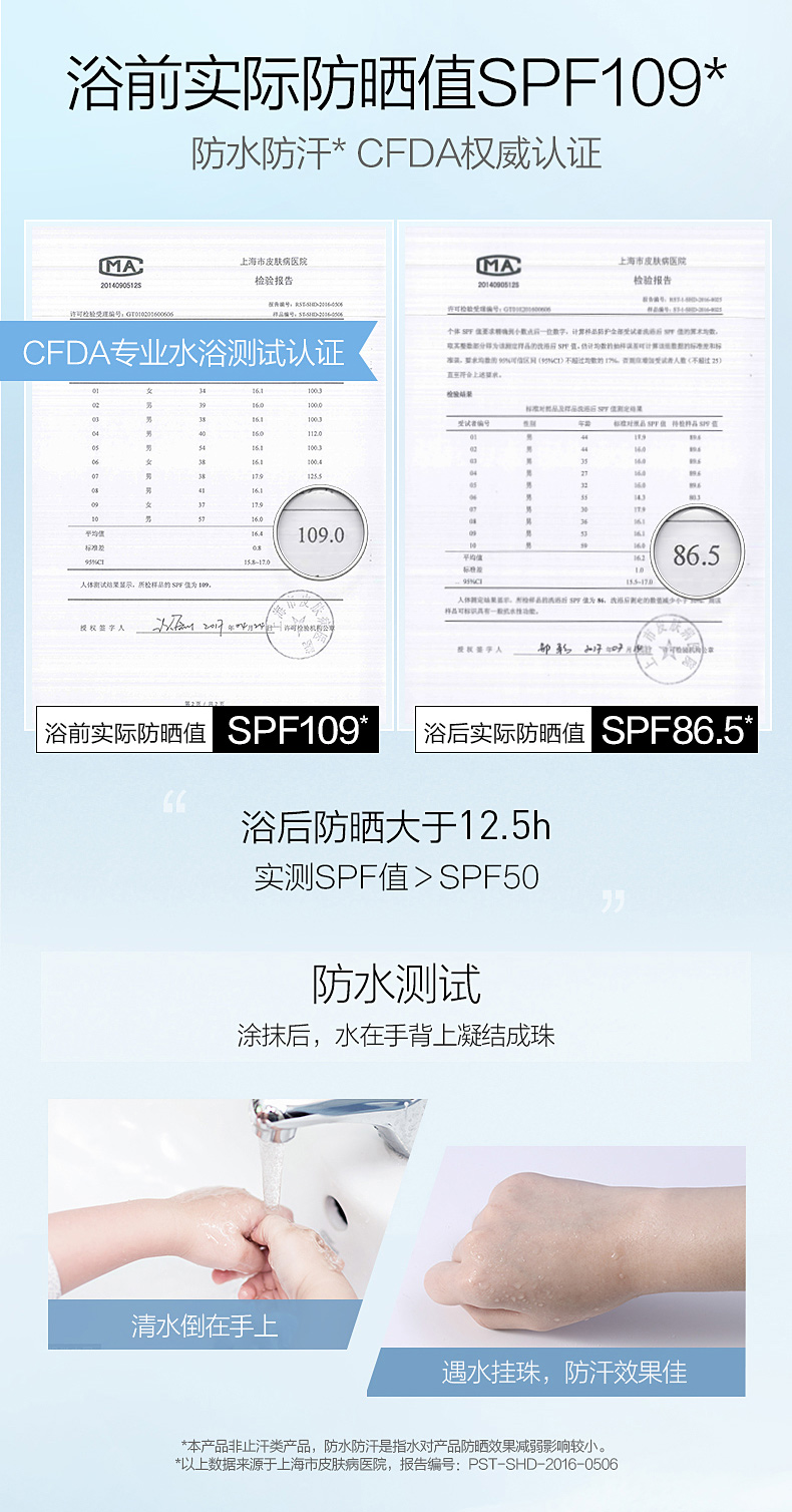 珀莱雅 名品帆船防晒隔离乳液 送喷雾 男女同款 图3