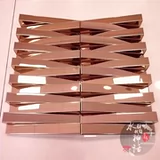 Арочная длинная полосатая металлическая из нержавеющая сталь мозаичная плитка плитка