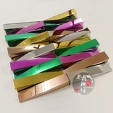 Арочная длинная полосатая металлическая из нержавеющая сталь мозаичная плитка плитка