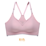 Mùa hè vest kiểu backbra không thép thể thao vòng lót ngực nhỏ tụ tập chống chảy xệ áo ngực mỏng sexy không có dấu vết.