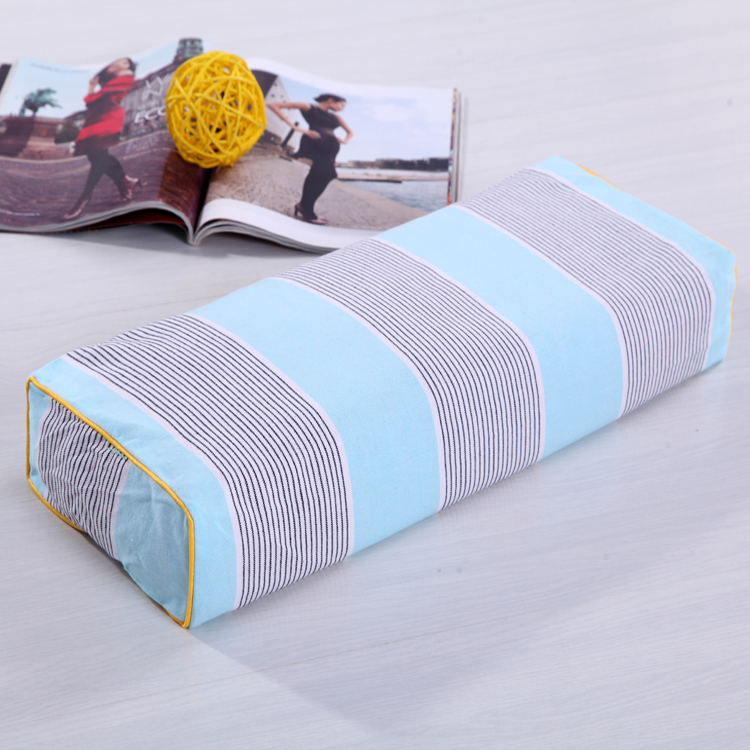 Cotton vải thô đơn gối vuông vỏ kiều mạch gối gối chăm sóc sức khỏe gối cổ tử cung có thể tháo rời và gối có thể giặt gối cổ