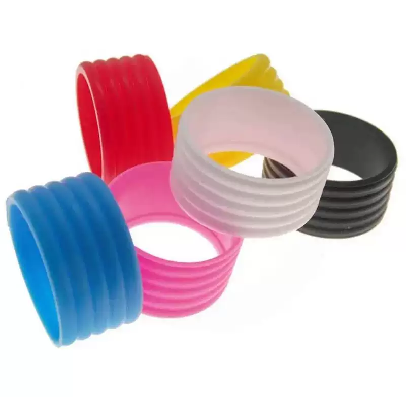 Vòng đệm miệng vợt tennis Vòng miệng micelle tay Vòng đai silicon thấm mồ hôi Vòng cố định silicone - Quần vợt