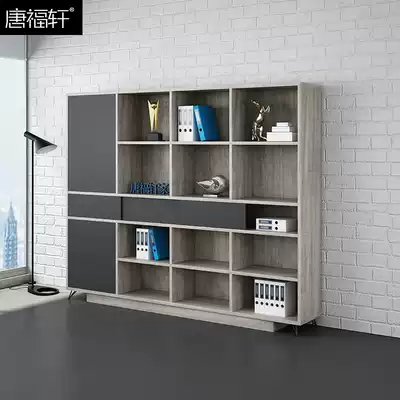 Tang Fuxuan geometric series Boss office cabinet File cabinet Data cabinet File cabinet Wooden board office cabinet