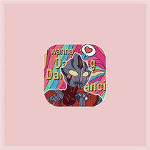 Funny superman contact lens case portable myopia contact lens case compact cute girly companion couple