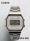 卡西欧CASIO A168WA-3A新款方块七年电力带闹钟秒表防水电子手表