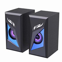 HYUNDAI modern Q26 desktop laptop small audio multimedia wooden subwoofer usb speaker