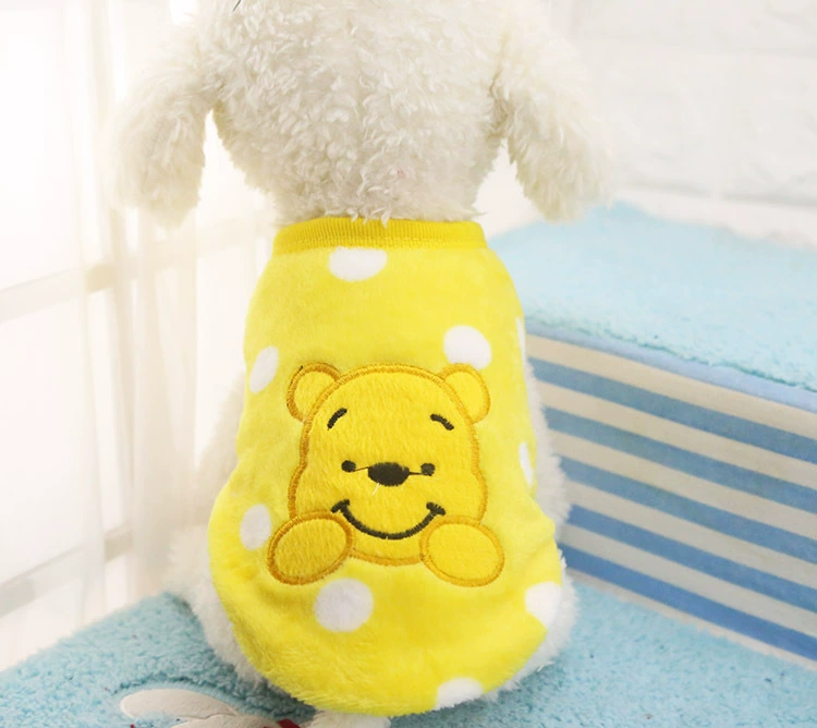 Pet quần áo vest chó quần áo mùa xuân Teddy gấu Xiong Bomei trang phục con chó con chó nhỏ mùa thu quần áo mùa xuân - Quần áo & phụ kiện thú cưng áo ấm cho chó con
