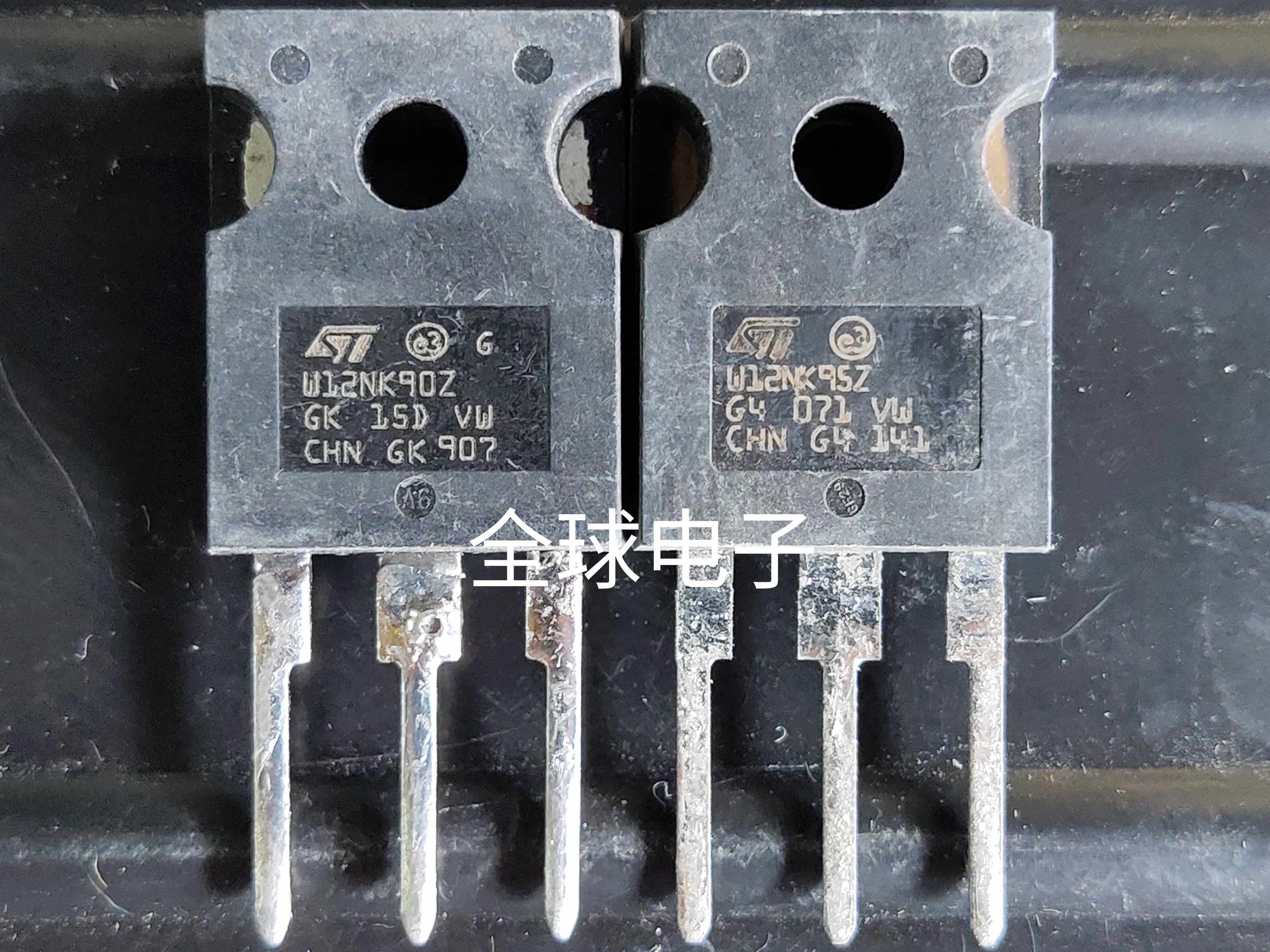 Dismantling original imported ST W12Nk90Z W12Nk95Z power supply power tube sends 5