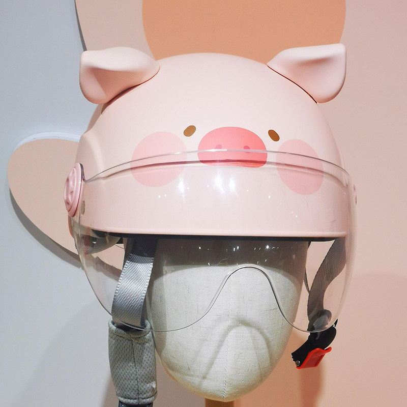 Authentic canned pig lulu electric car helmet official joint fifth anniversary trendy peripheral, how to balance Authentic canned pig lulu electric car helmet official joint fifth anniversary trendy peripheral, how to balance