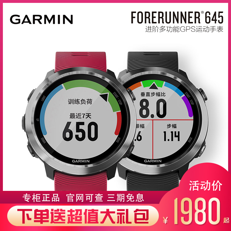 Garmin Jiaming Forerunner 645 Multifunction Sport Music Payment Running Swimming Riding Watches