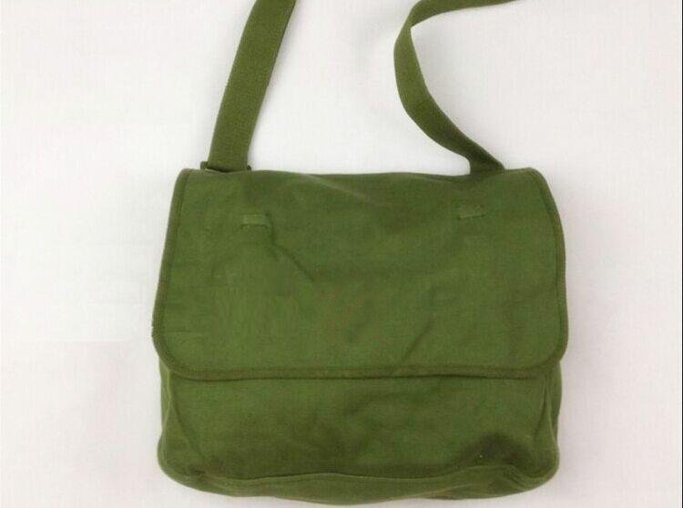 Old School Bag, Vintage Nostalgic Canvas Backpack for Men, Nostalgic Shoulder Bag, Crossbody Bag, Lei Feng Bag, Canvas Retro Bag, Trendy