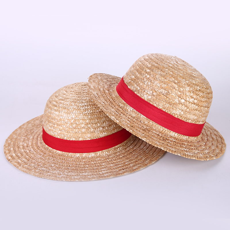 Sun hat classic men and women summer knitting anime around One Piece Rufu COS hat fashion straw hat tide