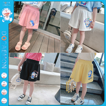 Little pudding baby baby childrens clothing 2021 New baby cartoon summer wear thin girls casual shorts children Foreign style pants