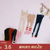 A011 girls autumn clothes 2021 New Girls spring pantyhose baby Foreign style leggings spring and autumn children pants