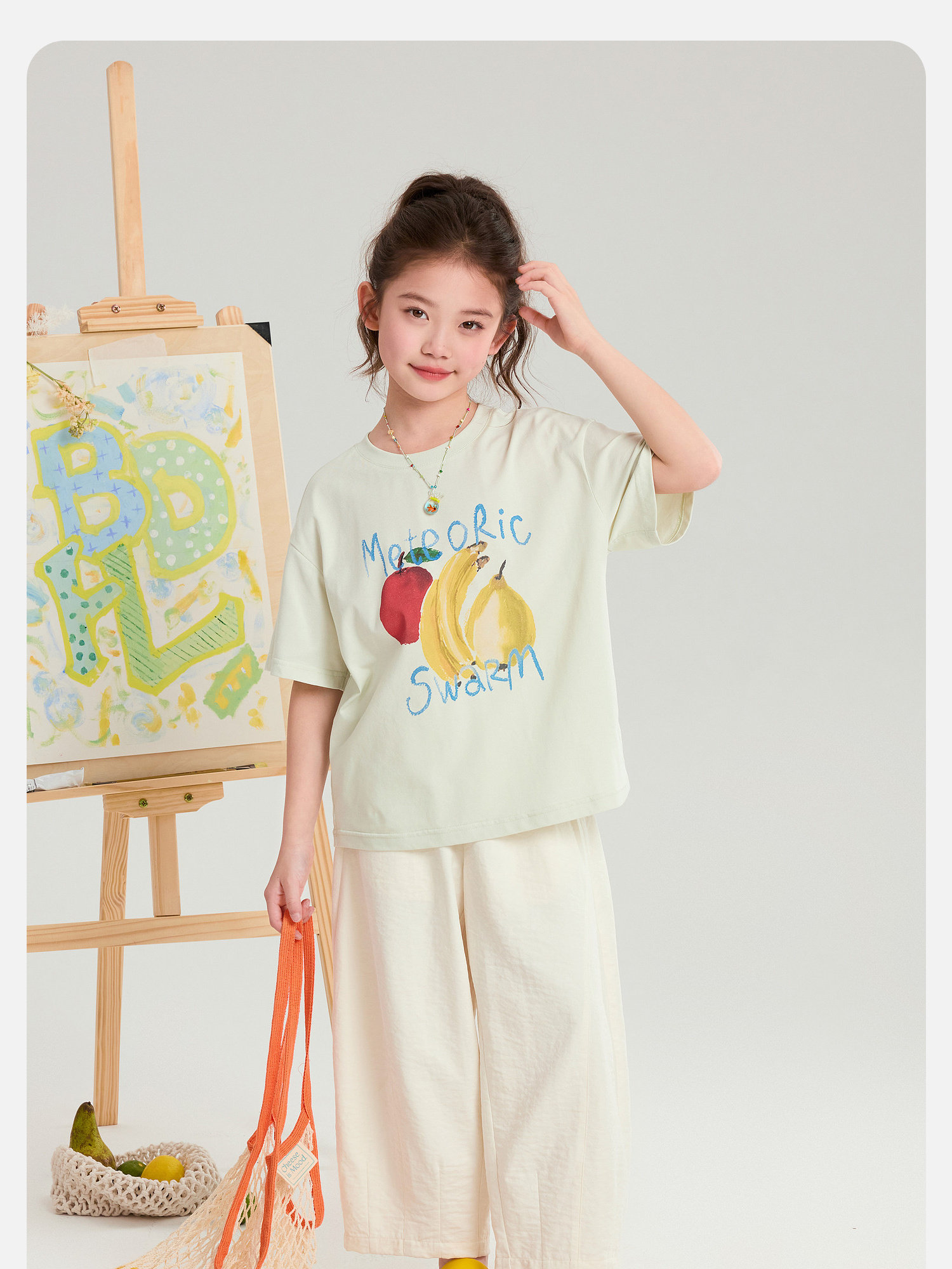 Pudding Haru Children's Clothing Girls' 2.0 Milk Pants 2026 Summer Lightweight Mosquito-Proof Casual Pants Children's Comfortable Long Pants — 66