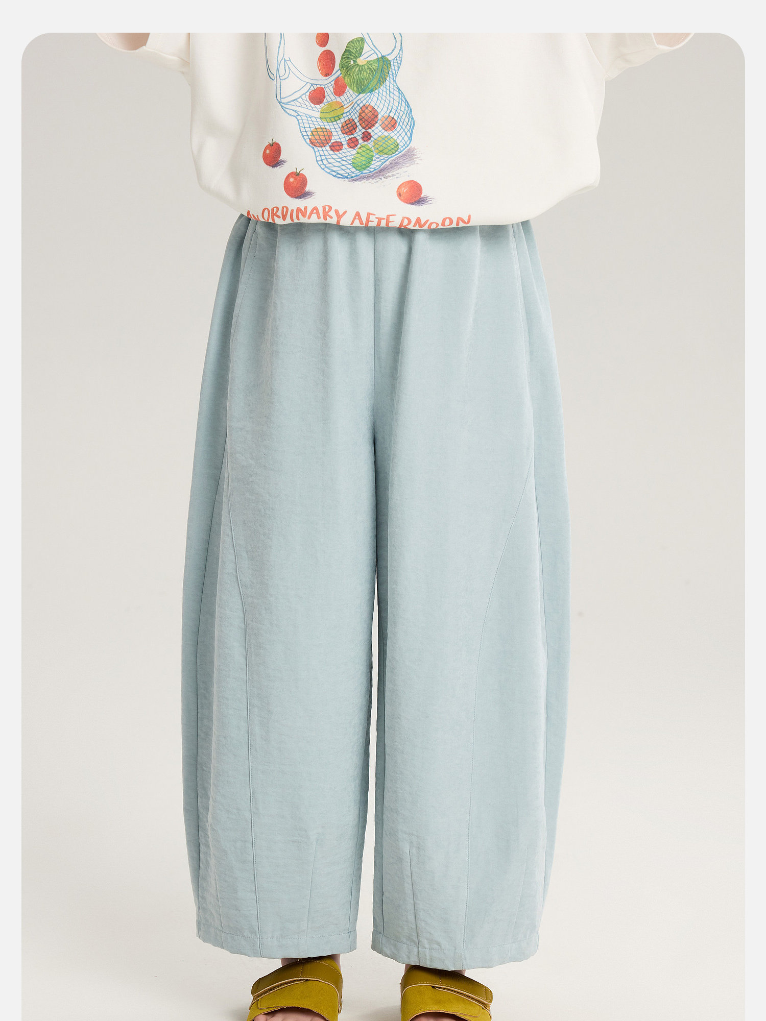 Pudding Haru Children's Clothing Girls' 2.0 Milk Pants 2026 Summer Lightweight Mosquito-Proof Casual Pants Children's Comfortable Long Pants — 78