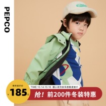 Little Pig Banner Childrens Clothing 2021 Spring and Autumn New Childrens Coat Boy Zipper Shirt Shirt Top Hooded Tide
