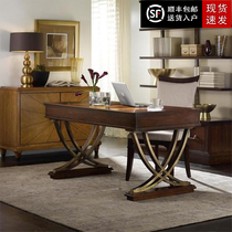 American solid wood desk writing desk calligraphy desk European light luxury home bedroom computer desk study desk chair