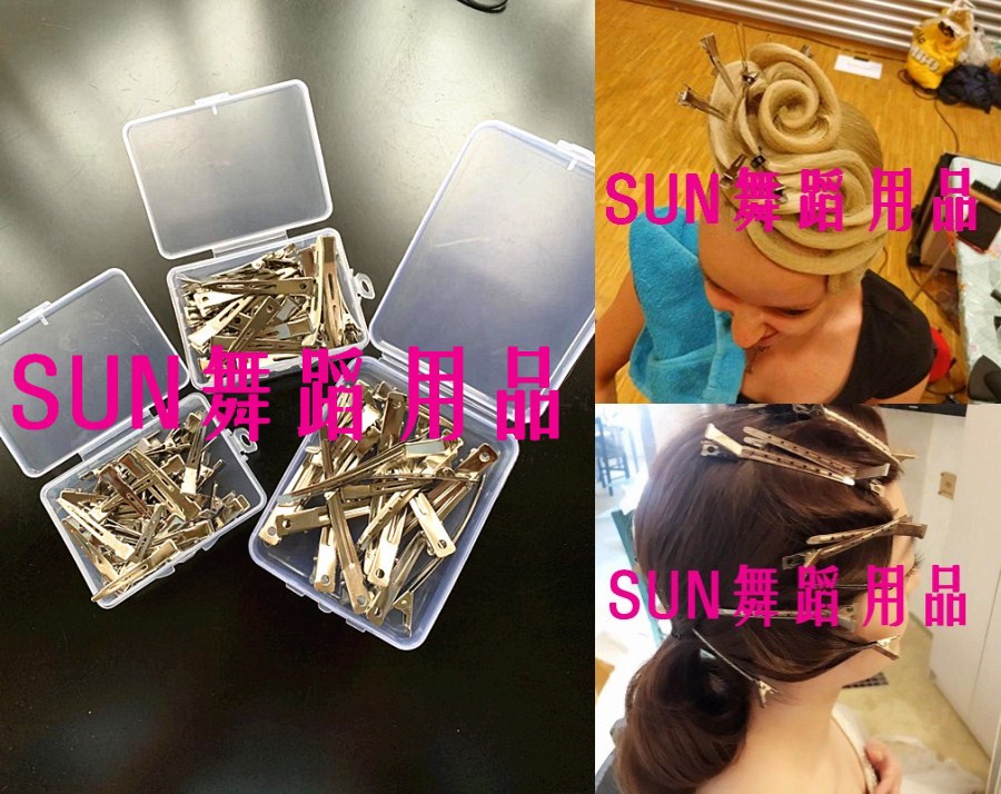 Professional National Standard Dance Disc Hair Styling Hairpin Push Wave Dot position clip Latin stage performance Morden dance hairpin