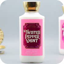 Christmas BBW twist mint moisturizing body lotion 236ML American BathBody Works