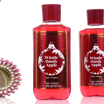 Christmas BBW Candy Apple Body Flavor Bath 295ml BathBody Works