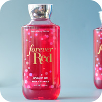 Sexy BBW Timeless Red Refreshing Fragrance Skin-friendly Shower Gel 295ML Family Dress BathBody Works