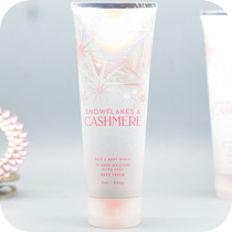 BBW snowflake cashmere body cream lasting fragrance triple moisturizing 226g moisturizing milk BathBody Works