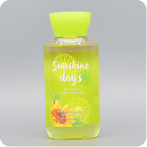 American BBW sunshine sunflower moisturizing refreshing shower gel 88ml vial bottle BathBody Works