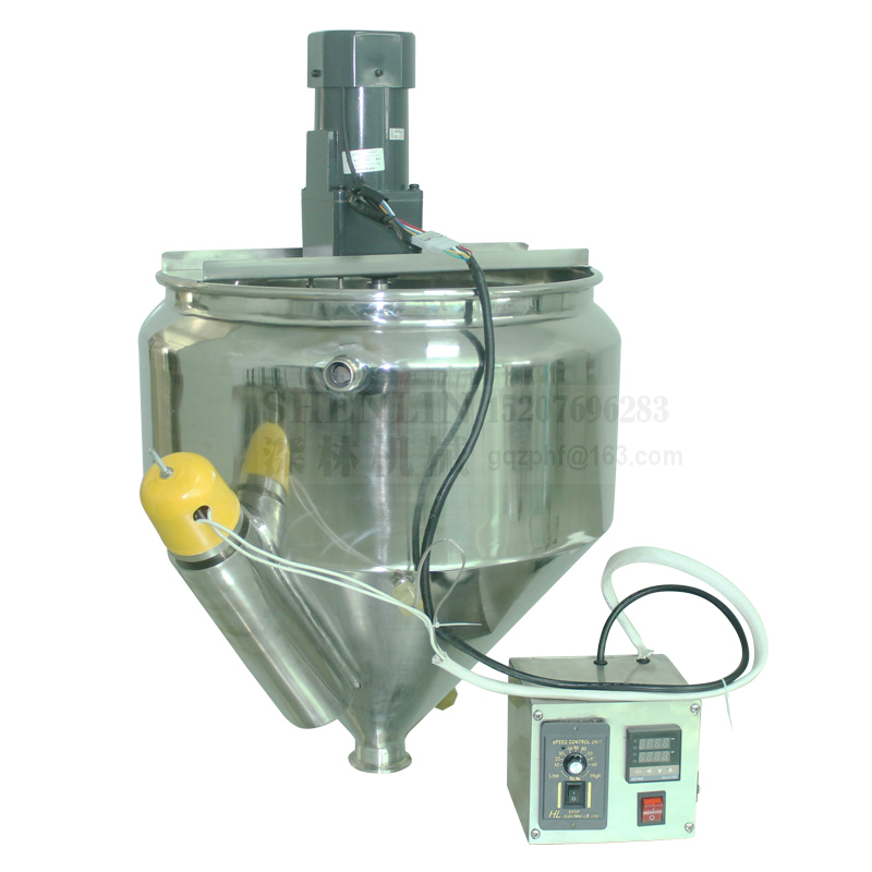 Filling machine hopper 30L heating mixing hopper 120W 220V voltage stainless steel SS304 spot