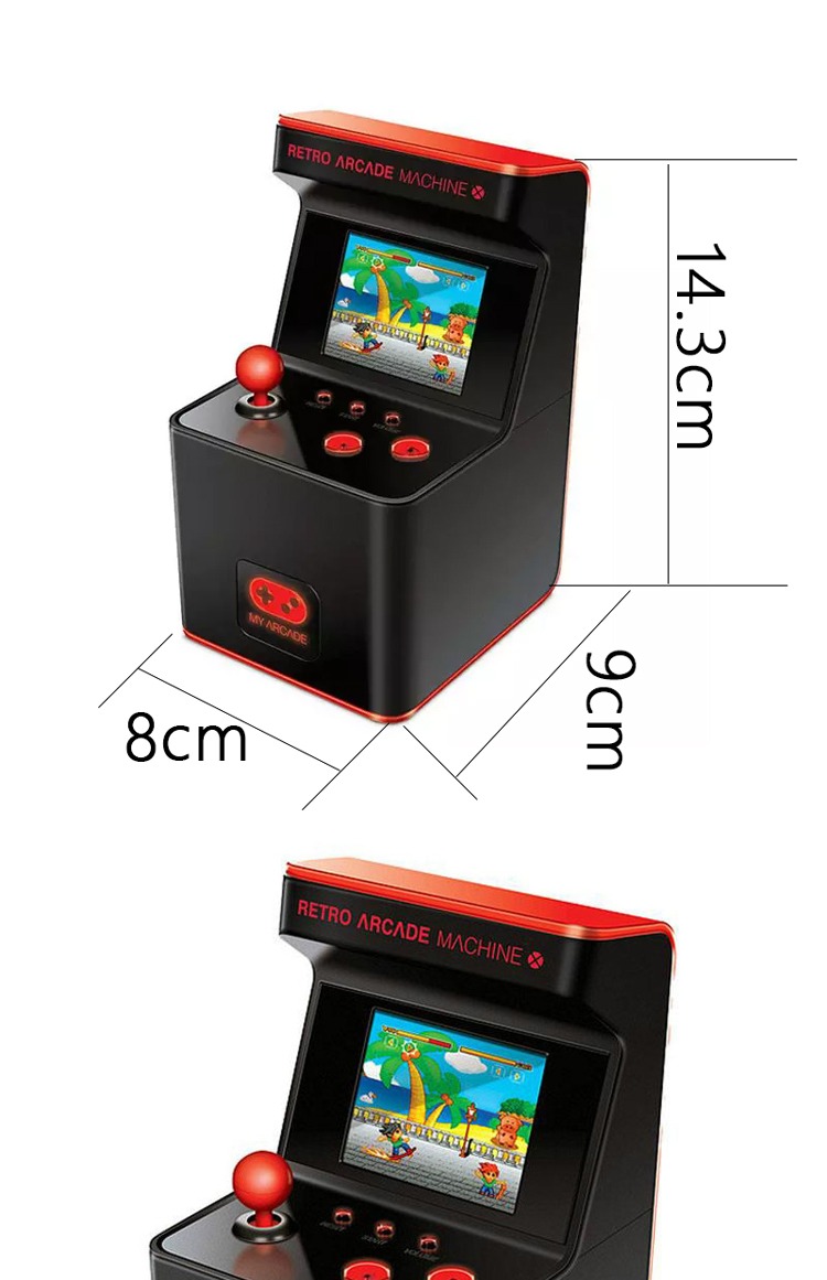 American dreamgear máy chơi game mini mới retro arcade rung động món quà sinh nhật phổ biến bạn trai - Kiểm soát trò chơi tay cầm logitech f310