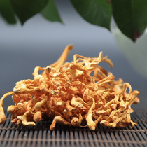 Cordyceps Flower Gold Cordyceps Northern Cordyceps flower chrysalis Cordyceps spore head 200g Edible fungus Gold cordyceps soup material