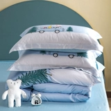 Хлопковый комплект, свежий универсальный пододеяльник, постельные принадлежности, 4 предмета, простой и элегантный дизайн