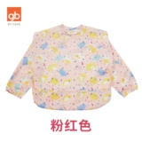 Детский водонепроницаемый лонгслив для еды, фартук для рисования, нагрудник, сзади на завязках