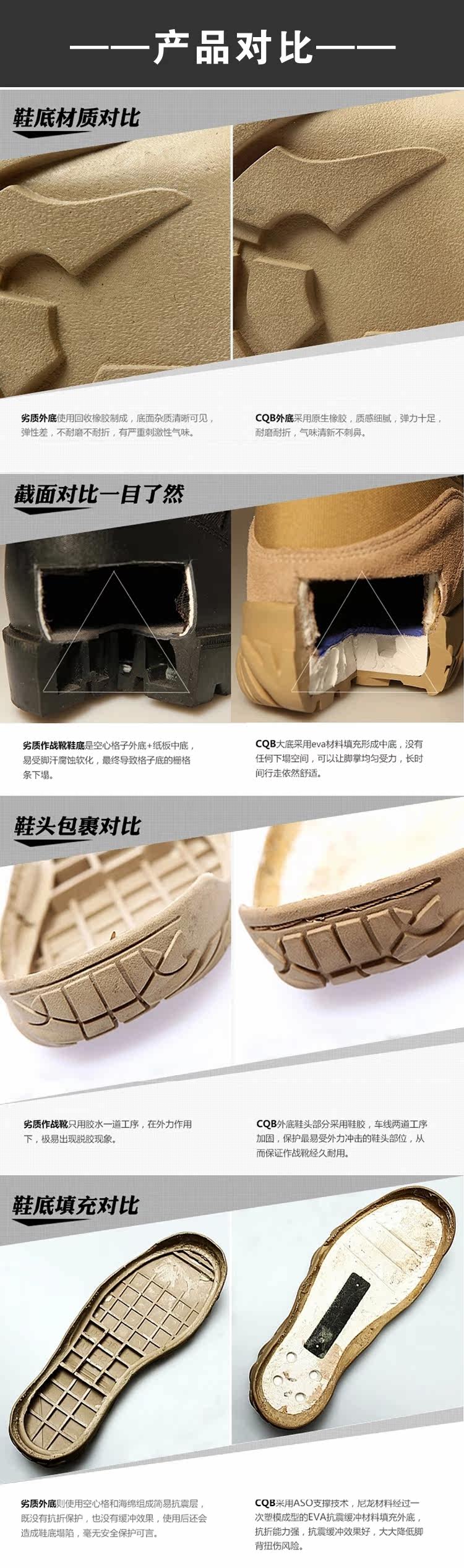 Bottes militaires C.Q.B - amortissement - Ref 1399267 Image 4