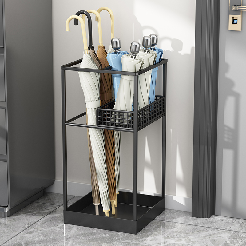 傘収納ラック 家庭用ドアラック 傘収納用品 オフィス 商業用玄関 傘バケツ 排水ラック