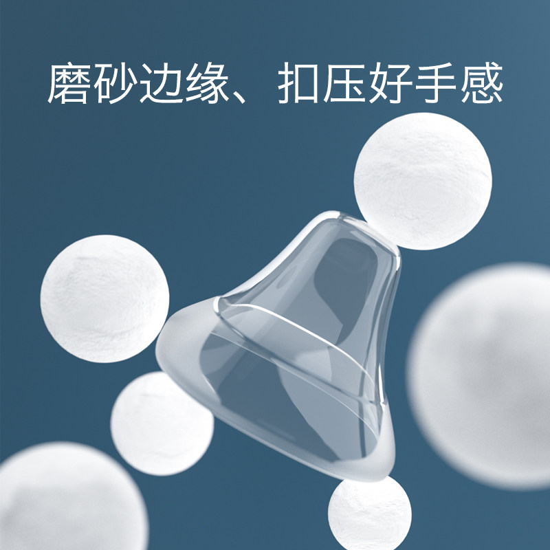 Hegen non-original transparent bottle cap sealed dustproof bottle cap accessories universal standard caliber