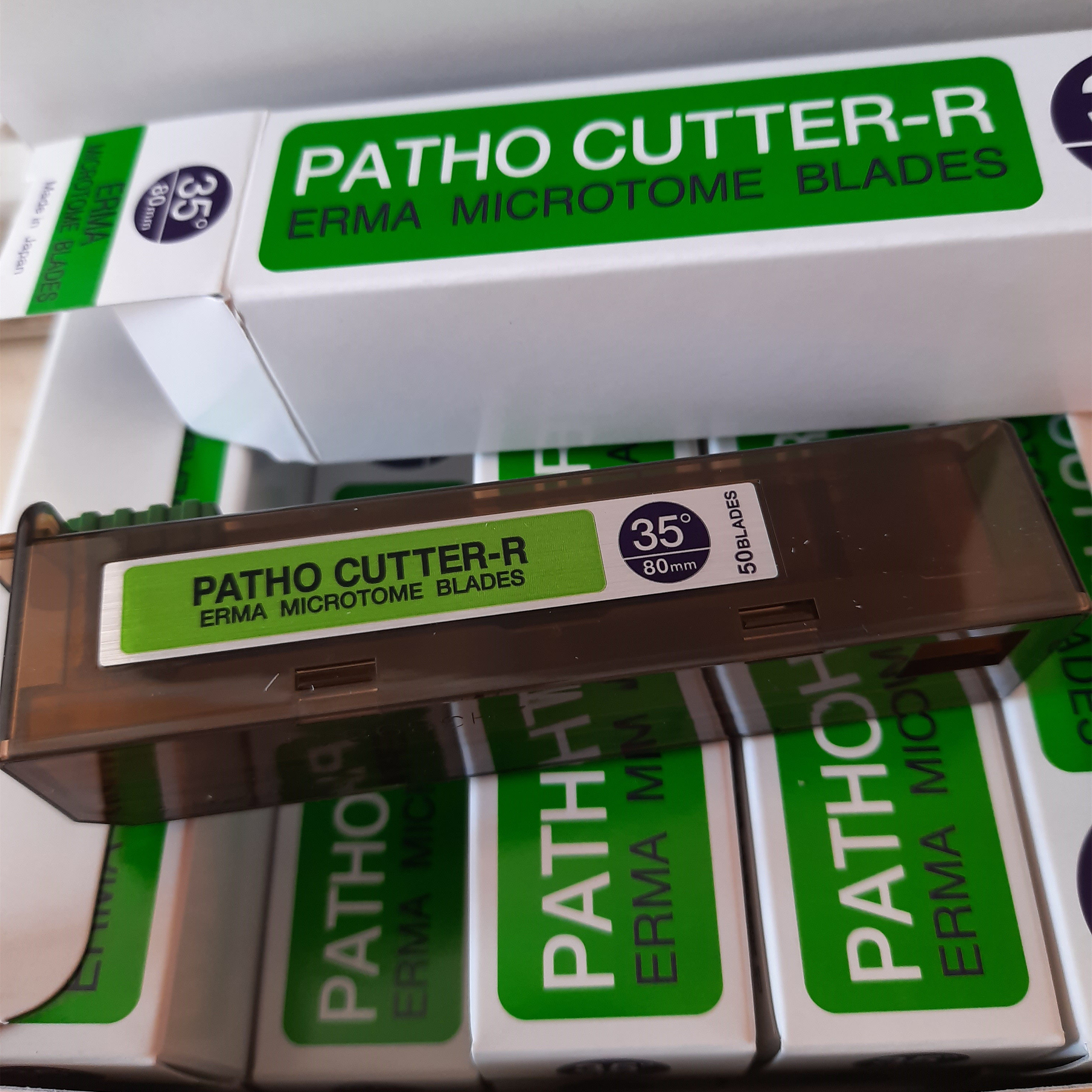 艾玛病理刀片窄刀片窄病理刀片绿盒病理刀片病理刀片艾玛ERMA